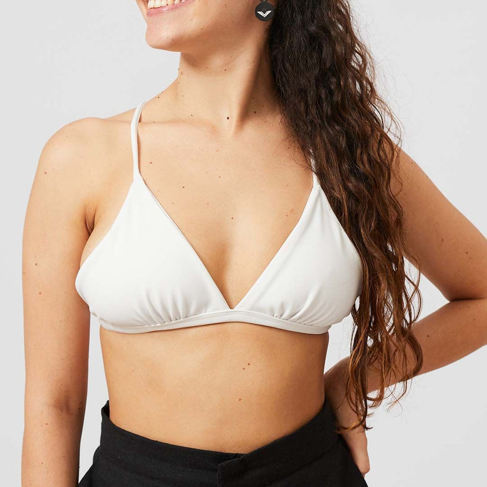 Top Tiras Finas Branco