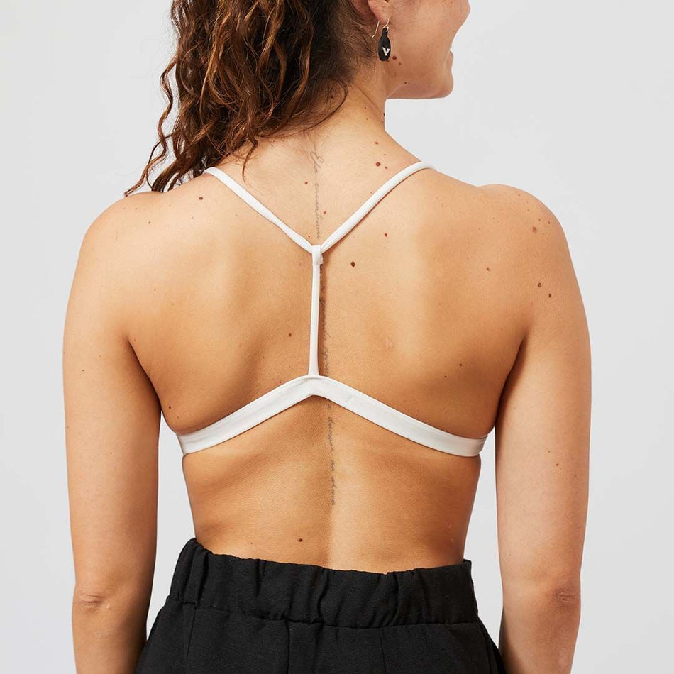 Top Tiras Finas Branco